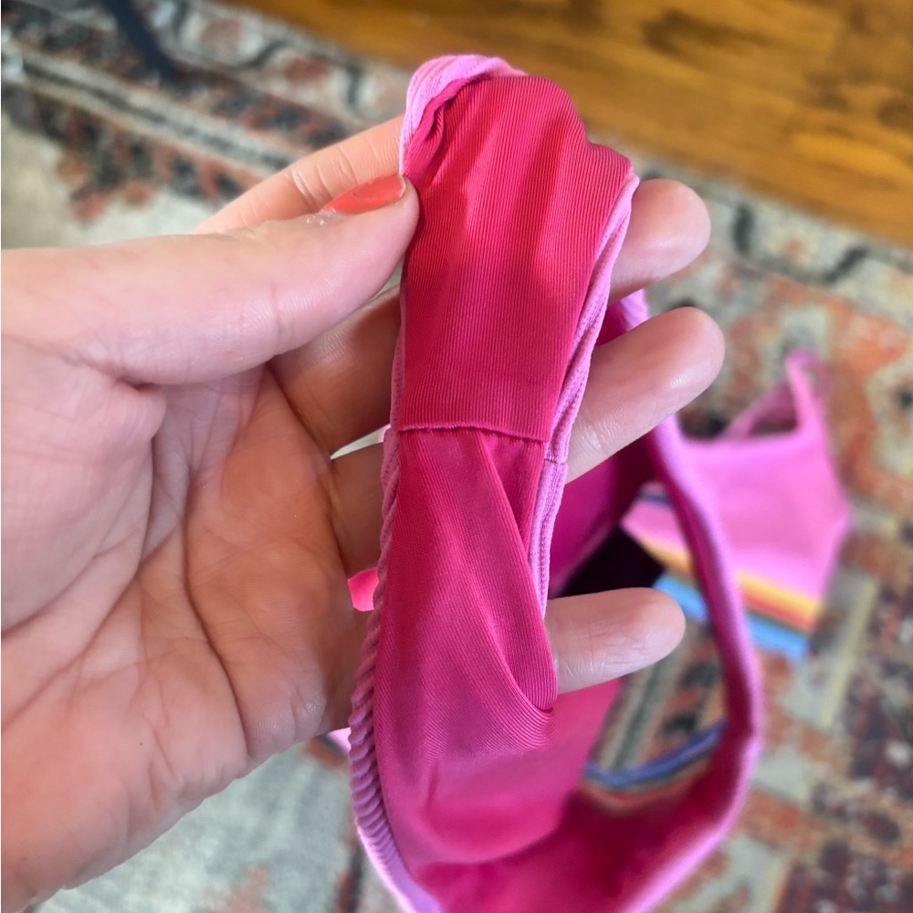 Beach Riot Ribbed Pink Bikini - Picture 4 of 7